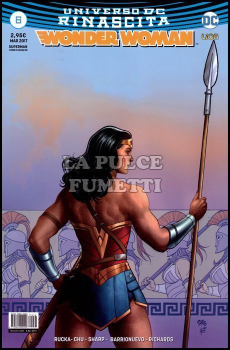 SUPERMAN L'UOMO D'ACCIAIO #    38 - WONDER WOMAN 6 - RINASCITA